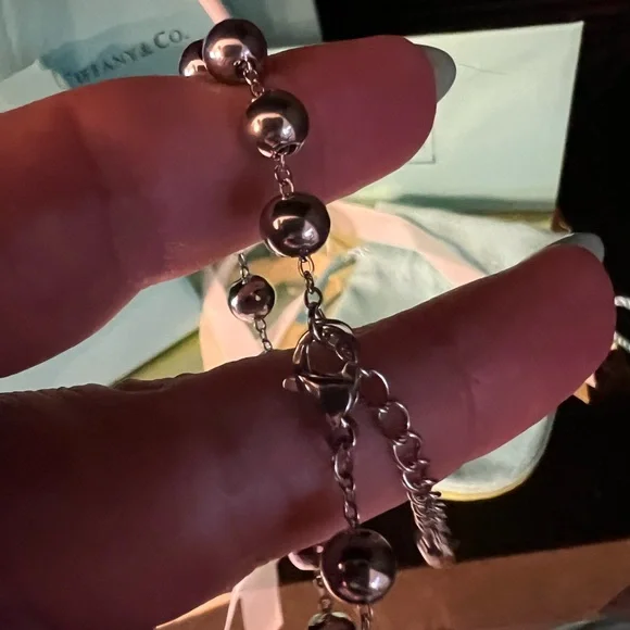 Tiffany & Co. Hardware Ball Bead Bracelet Full Inclusion - Picture 10 of 12